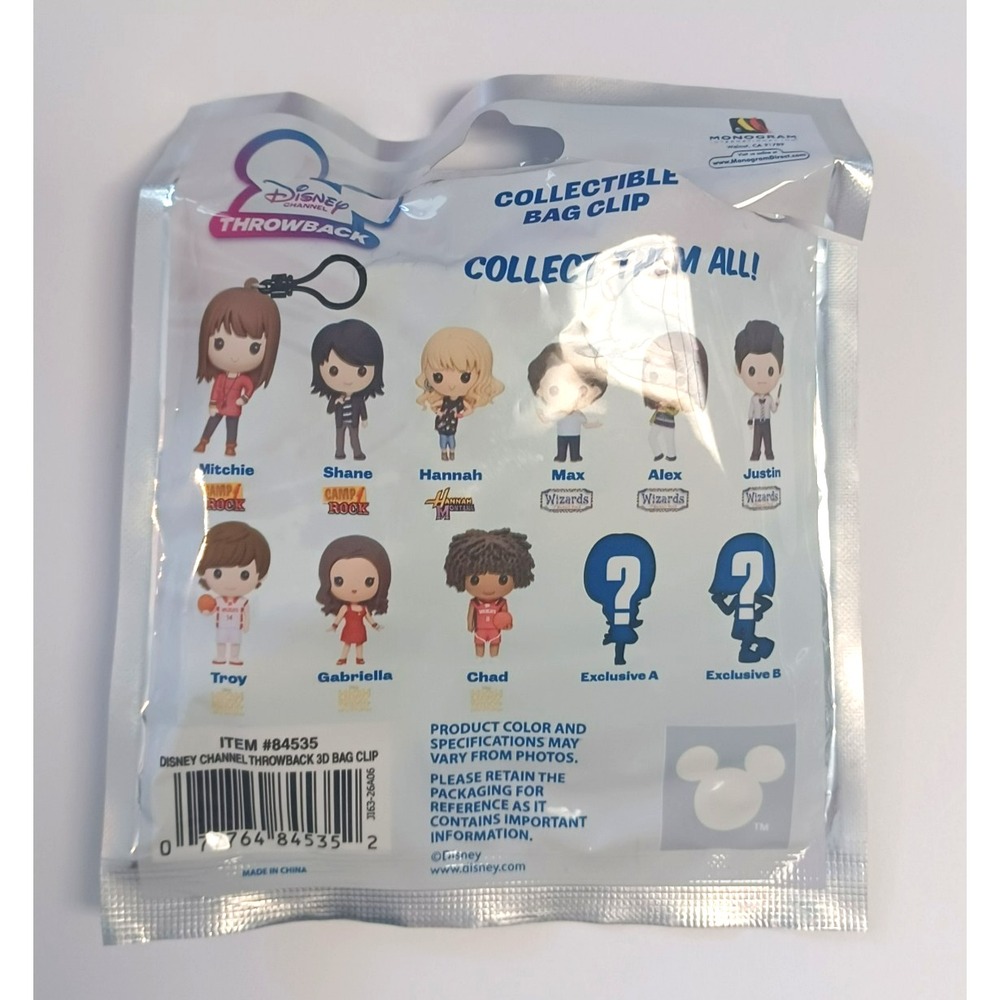Disney Throwback Hannah Montana Miley Cyrus 3D Figure Bag Clip Keychain - Picture 7 of 8